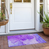 Piper Looms Chantille Watercolors ACN507 Purple Area Rug