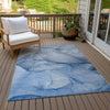 Piper Looms Chantille Watercolors ACN508 Blue Area Rug