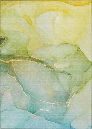 Piper Looms Chantille Watercolors ACN508 Green Area Rug