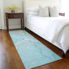 Piper Looms Chantille Watercolors ACN510 Teal Area Rug