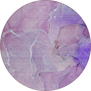 Piper Looms Chantille Watercolors ACN511 Purple Area Rug