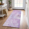 Piper Looms Chantille Watercolors ACN511 Purple Area Rug