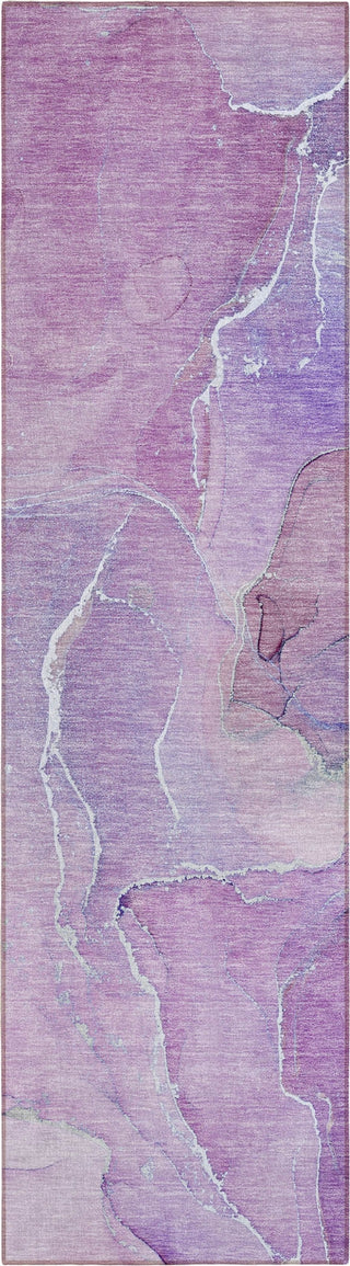 Piper Looms Chantille Watercolors ACN511 Purple Area Rug