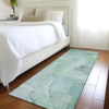 Piper Looms Chantille Watercolors ACN511 Teal Area Rug