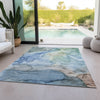 Piper Looms Chantille Watercolors ACN512 Blue Area Rug