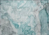 Piper Looms Chantille Watercolors ACN512 Teal Area Rug