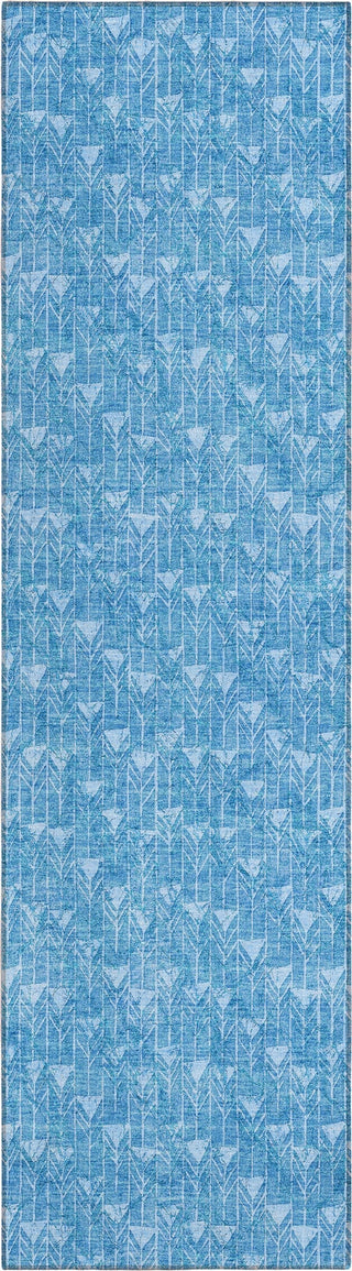 Piper Looms Chantille Arrows ACN514 Blue Area Rug