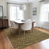 Piper Looms Chantille Arrows ACN514 Brown Area Rug