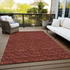 Piper Looms Chantille Arrows ACN514 Burgundy Area Rug