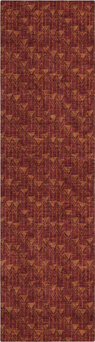 Piper Looms Chantille Arrows ACN514 Burgundy Area Rug