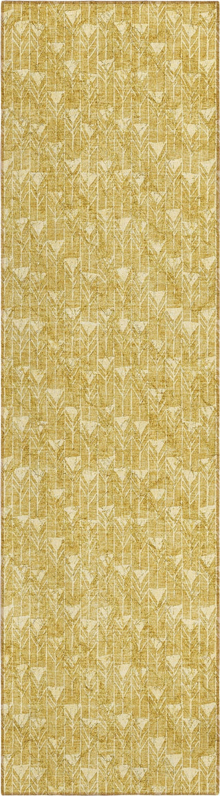 Piper Looms Chantille Arrows ACN514 Gold Area Rug