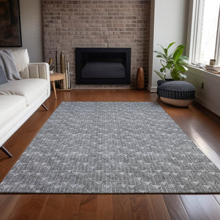 Piper Looms Chantille Arrows ACN514 Gray Area Rug