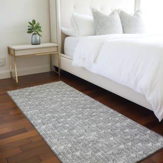 Piper Looms Chantille Arrows ACN514 Gray Area Rug