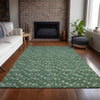 Piper Looms Chantille Arrows ACN514 Green Area Rug