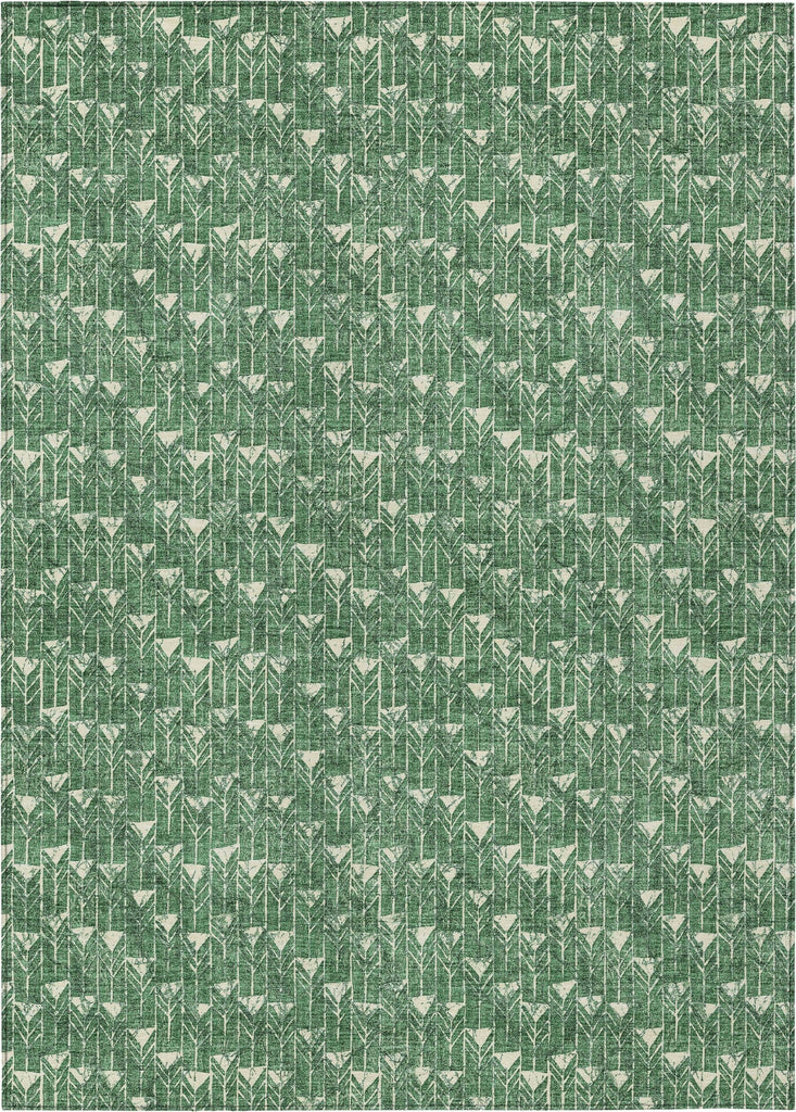 Piper Looms Chantille Arrows ACN514 Green Area Rug