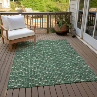 Piper Looms Chantille Arrows ACN514 Green Area Rug