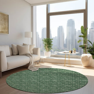 Piper Looms Chantille Arrows ACN514 Green Area Rug