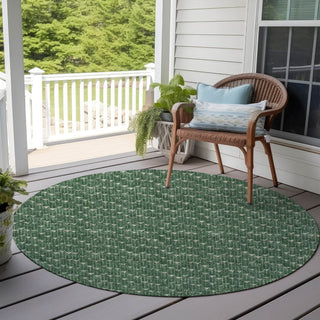 Piper Looms Chantille Arrows ACN514 Green Area Rug