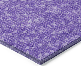 Piper Looms Chantille Arrows ACN514 Purple Area Rug