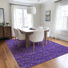 Piper Looms Chantille Arrows ACN514 Purple Area Rug