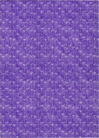 Piper Looms Chantille Arrows ACN514 Purple Area Rug