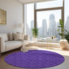 Piper Looms Chantille Arrows ACN514 Purple Area Rug