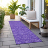 Piper Looms Chantille Arrows ACN514 Purple Area Rug