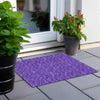 Piper Looms Chantille Arrows ACN514 Purple Area Rug