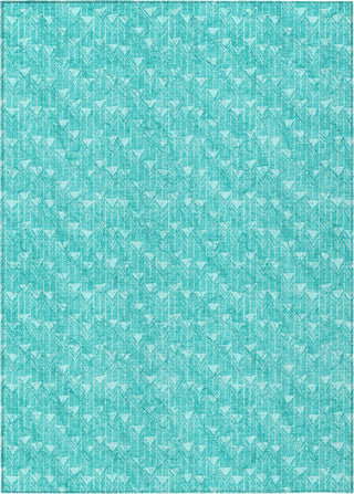 Piper Looms Chantille Arrows ACN514 Teal Area Rug