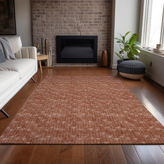 Piper Looms Chantille Arrows ACN514 Terracotta Area Rug