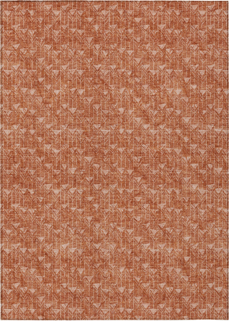 Piper Looms Chantille Arrows ACN514 Terracotta Area Rug