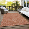 Piper Looms Chantille Arrows ACN514 Terracotta Area Rug