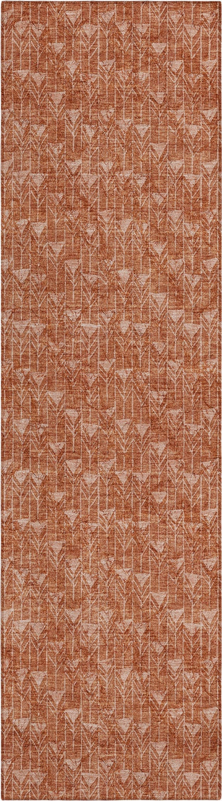 Piper Looms Chantille Arrows ACN514 Terracotta Area Rug