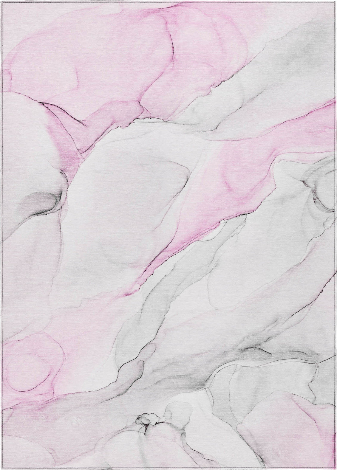 Piper Looms Chantille Watercolors ACN515 Pink Area Rug