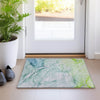 Piper Looms Chantille Watercolors ACN516 Green Area Rug
