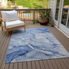 Piper Looms Chantille Watercolors ACN516 Navy Area Rug