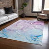 Piper Looms Chantille Watercolors ACN516 Purple Area Rug