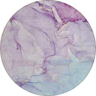 Piper Looms Chantille Watercolors ACN516 Purple Area Rug