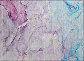 Piper Looms Chantille Watercolors ACN516 Purple Area Rug