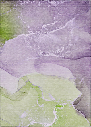 Piper Looms Chantille Watercolors ACN517 Purple Area Rug