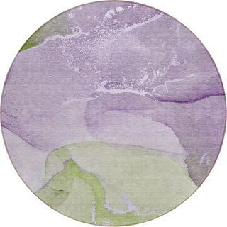 Piper Looms Chantille Watercolors ACN517 Purple Area Rug