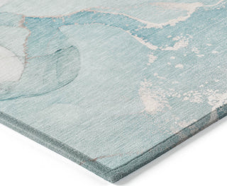 Piper Looms Chantille Watercolors ACN517 Teal Area Rug