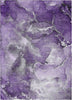 Piper Looms Chantille Watercolors ACN518 Purple Area Rug