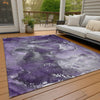 Piper Looms Chantille Watercolors ACN518 Purple Area Rug