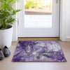 Piper Looms Chantille Watercolors ACN518 Purple Area Rug