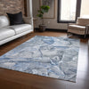 Piper Looms Chantille Watercolors ACN519 Blue Area Rug