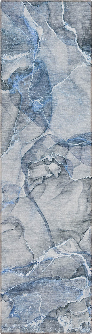 Piper Looms Chantille Watercolors ACN519 Blue Area Rug