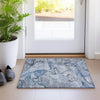 Piper Looms Chantille Watercolors ACN519 Blue Area Rug