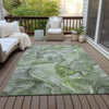 Piper Looms Chantille Watercolors ACN519 Green Area Rug