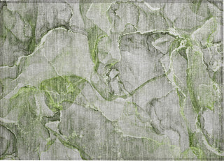 Piper Looms Chantille Watercolors ACN519 Green Area Rug